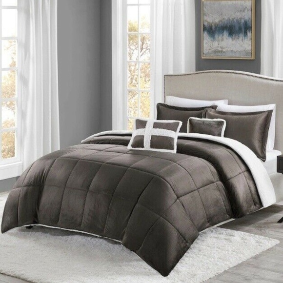 True North Other - Mink to Sherpa Comforter - 5 Pc Set - King
